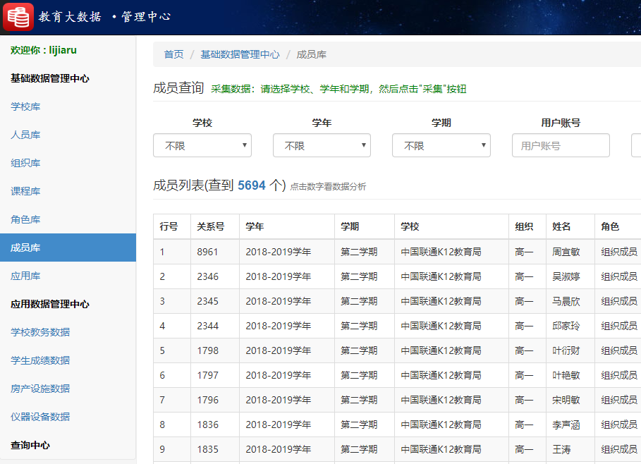 金年会网页版教育大数据系统成员库